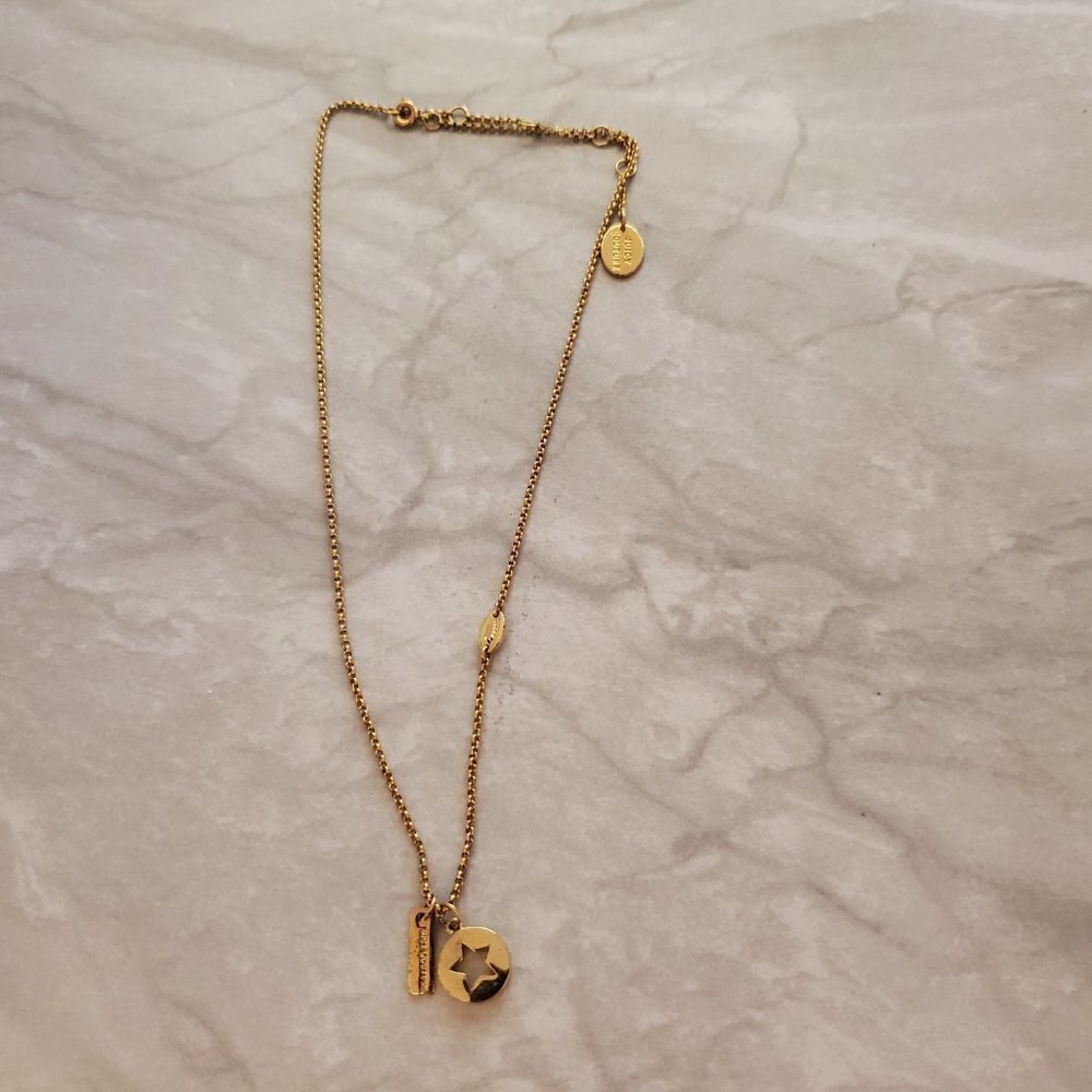 🌟 Juicy Couture Rhinestones Crystals Pave Star Friends Charm Necklace 🌟 - Picture 6 of 10